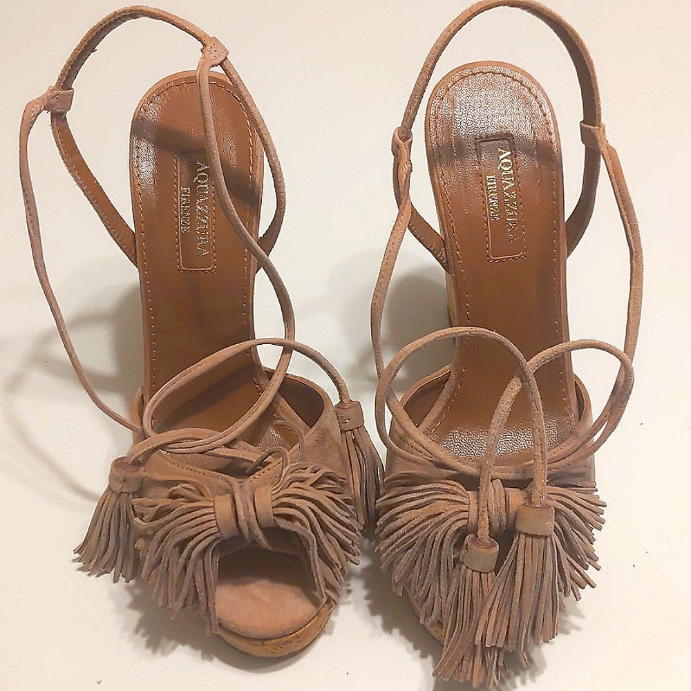 Aquazzura wild one suede espadrilles